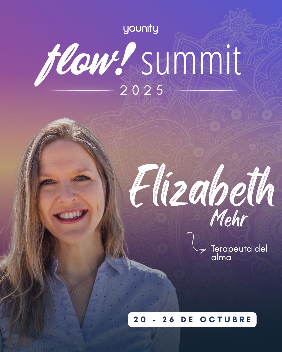 evento younity elizabeth mehr regresiones